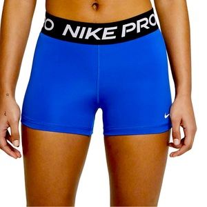 Nike Pro Women's 3" 
Women’s Nike Running Shorts; Blue
